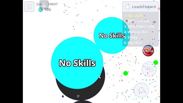 NO SKILLS = LUCKY? SOLO 61K AGAR.IO смотреть онлайн