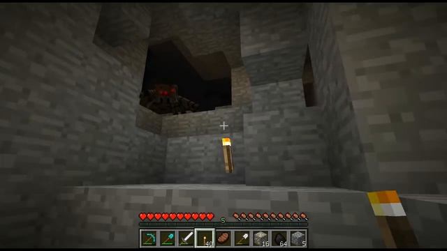 Играем в Minecraft 9-ая серия [Просто громадная пещера!] смотреть онлайн