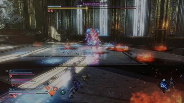 Stranger of Paradise - Bound By Crimson Memories: Defeat Elemental Core and Fused Elemental Gamepla смотреть онлайн