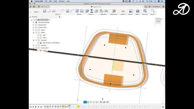 Редкий ремонт штатива с помощью 3D принтера. Моделирование Fusion 360 смотреть онлайн