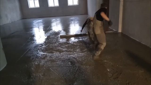 Стяжка бетона по жидким маякам смотреть онлайн