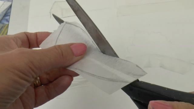 Малярный скотч- - альтернатива маскировочной жидкости. Masking Tape instead of masking fluid. смотреть онлайн