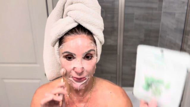 Anti Aging Mask Korean Aloe Face Mask After Care Treatments with Rose Quartz Roller -#Beauty tips смотреть онлайн