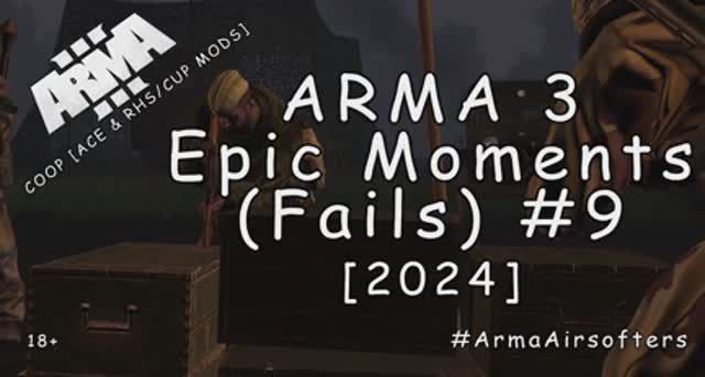 ARMA 3 - Эпичные моменты (провалы) #9 - Ночная диверсия (ВОВ) [2024] смотреть онлайн