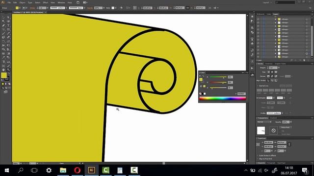 ???Scroll parchment - Adobe Illustrator cs6 tutorial. How to create nice vector ancient design смотреть онлайн