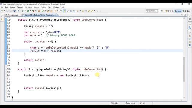 print byte binary in java смотреть онлайн