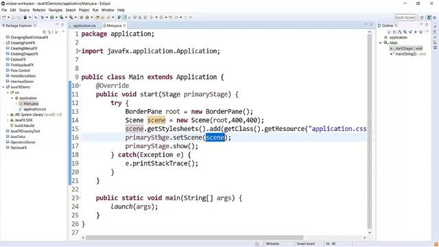 36. برمجة الواجهات في جافا - شرح الفئات الأساسيات في JavaFX смотреть онлайн