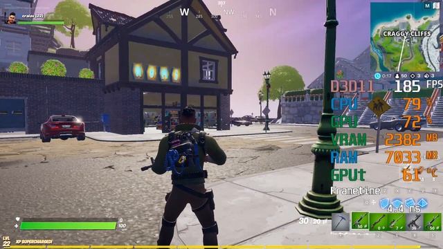 AMD Radeon RX 5500 XT -- Intel Core i3-9100F -- Fortnite Battle Royale FPS Test смотреть онлайн