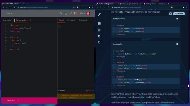 Svelte For Beginners #9 - Slots смотреть онлайн