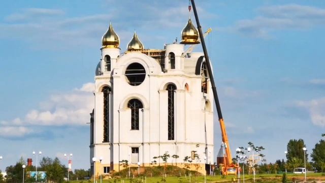 Монтаж куполов на церкви в Бресте смотреть онлайн