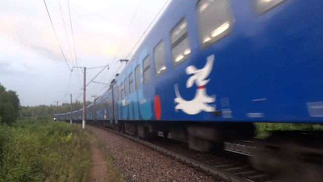 РЭКС ЭП2Д-0034 под дождём смотреть онлайн