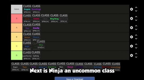 UPDATED TIER LIST, ALL CLASSES | A Hero's Destiny (Limitless & Reaper)