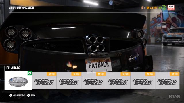 Need For Speed: Payback - Pagani Huayra BC - Customize | Tuning Car (PC HD) [1080p60FPS] смотреть онлайн