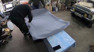 Opel Omega B. Перетяжка потолка на авто своими руками !