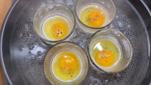 Einfach die Eier auf diese Weise vorbereiten! Eierrezept zum frühstück. ASMR. смотреть онлайн
