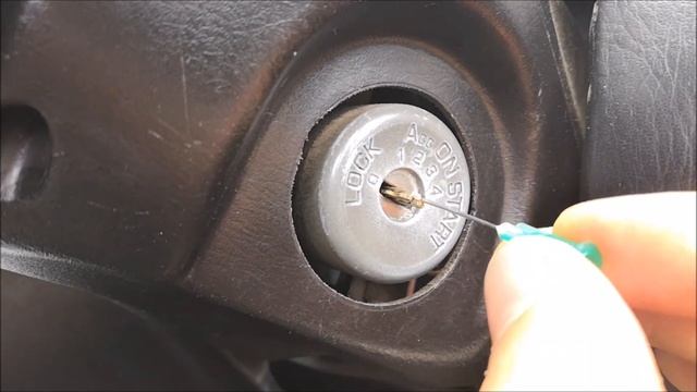 Как достать сломанный ключ из замка зажигания смотреть онлайн