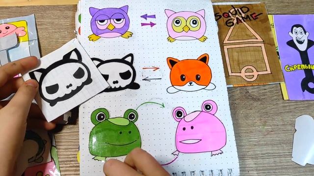 Игра в кальмара! Бумажные сюрпризы по дораме! Скрепыши 3 и Тикеры Токеры! Распаковка Nyuta Play смотреть онлайн