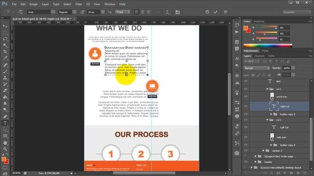Convert Photoshop PSD to Responsive HTML and CSS Websites смотреть онлайн