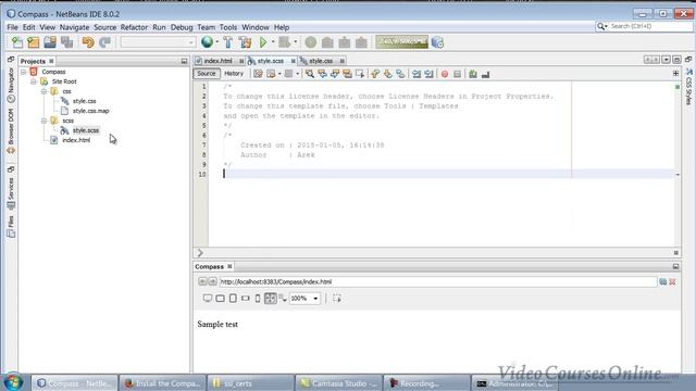 Installation of Compass in Netbeans смотреть онлайн