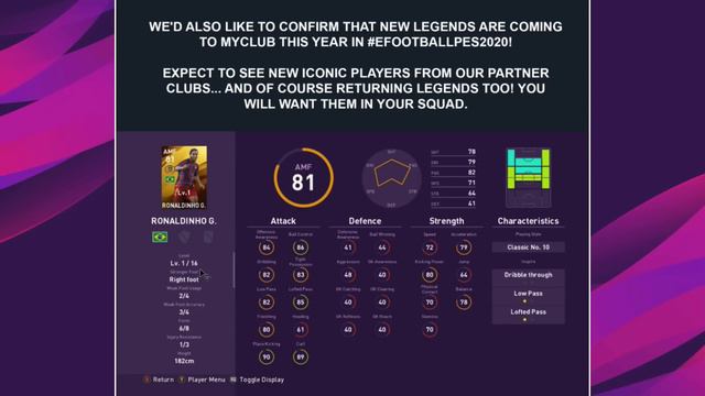 [TTB] PES 2020 MYCLUB NEWS ANNOUNCED! - WHAT'S BEEN ADDED?! смотреть онлайн