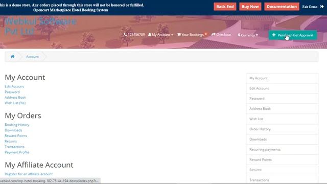 OpenCart Multi Vendor Hotel Booking Management | Host Overview смотреть онлайн
