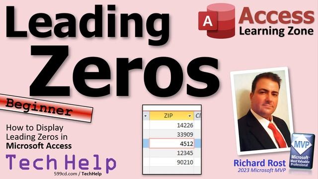 How to Display Leading Zeros on a Number in Microsoft Access смотреть онлайн