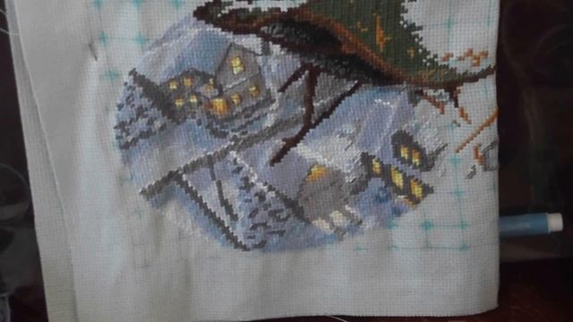 Вышивка крестом Полет Санты от Дименшенс (Dimensions Stocking Santa's flight) смотреть онлайн