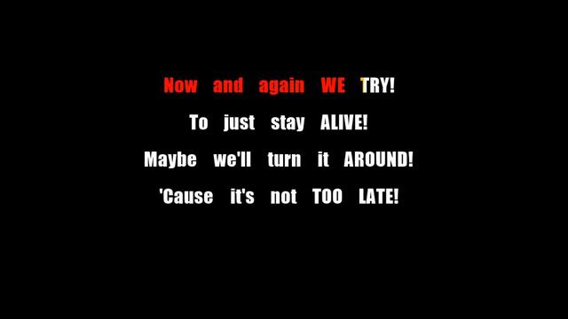 Three Days Grace Never Too Late Karaoke смотреть онлайн