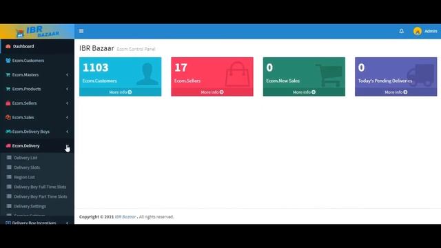 E-Commerce ADMIN PANEL DEMO (ELVIS) смотреть онлайн