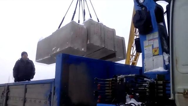 Погрузка ФБС блоков смотреть онлайн
