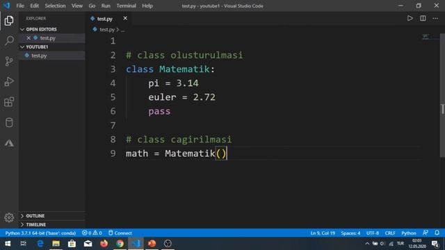 İleri Seviye Python Dersleri - 1 | Class (Sınıf) Yapısına Giriş, Oluşturma ve Çağırma Yöntemleri смотреть онлайн