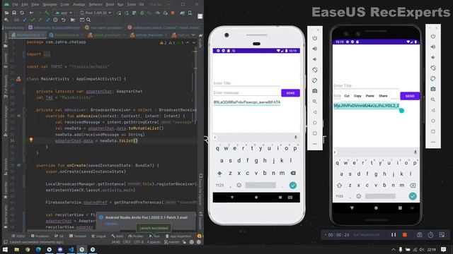 Chat App with Firebase Cloud Messaging using Kotlin смотреть онлайн