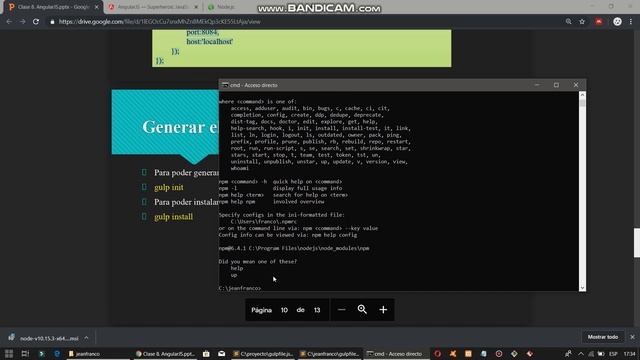 instalar angular y nodejs con cmd смотреть онлайн