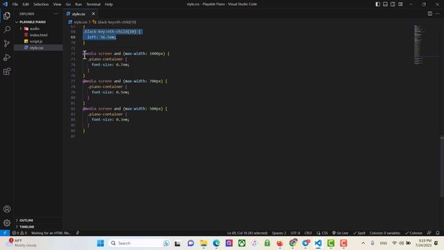 Create A Piano Game Using HTML CSS And JavaScript смотреть онлайн