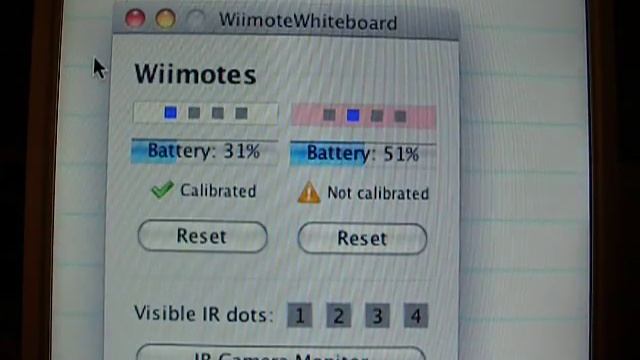 Java WiimoteWhiteboard on Mac OS X смотреть онлайн