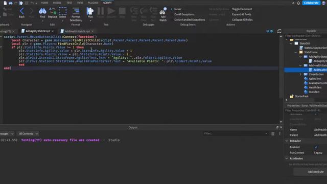 How to make a Stats System in Roblox! (Roblox Studio Scripting Tutorial 2022!) смотреть онлайн
