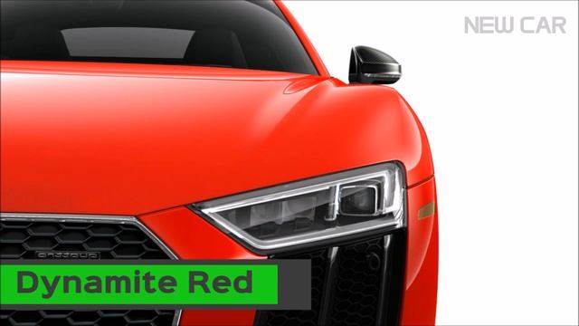 2017 Audi R8 V10 Plus Paint Colors смотреть онлайн