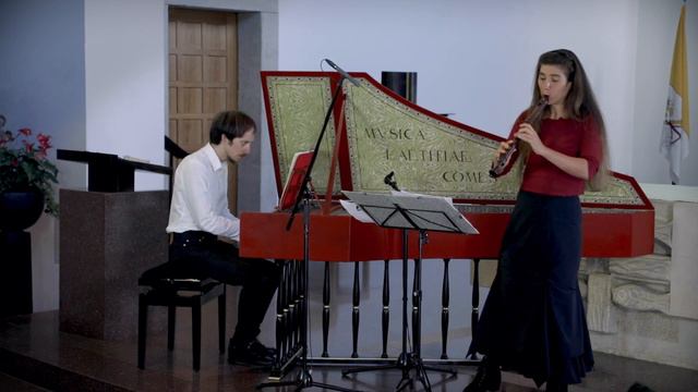 Signore Detri - Sonata c-moll/Adagio- Stefanie Osswald/recorder -Mathias Riise/harpsichord смотреть онлайн