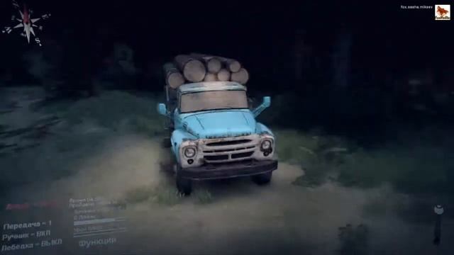 Spintires #4 Побережье: Обновление, зил 130 это танк =) смотреть онлайн