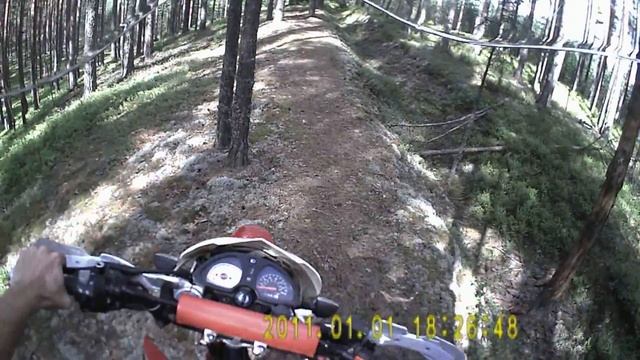 Irbis TTR-250R Покатушки по лесу смотреть онлайн