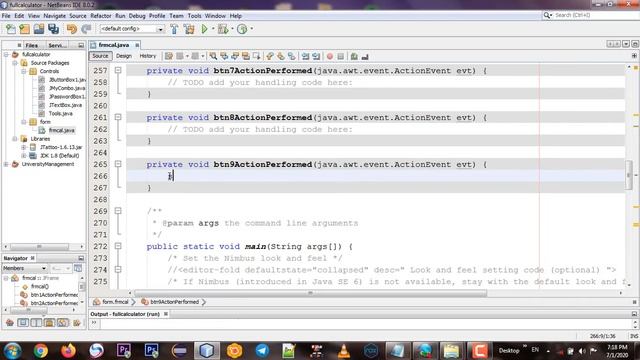 create full calculator using java swing смотреть онлайн