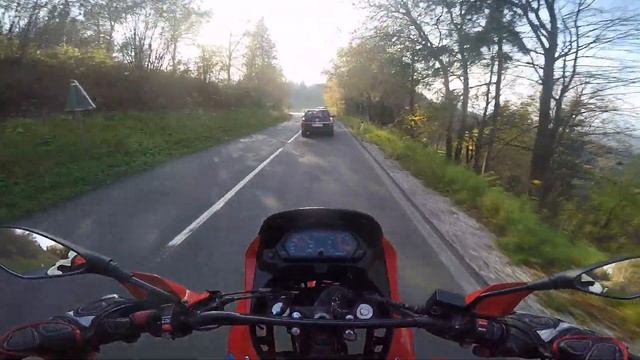 Gaberlhaus - Großfeistritz | Honda Dominator смотреть онлайн