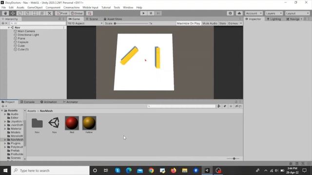 Nav Mesh Agent | Beginner level | Unity | Game App Studio смотреть онлайн