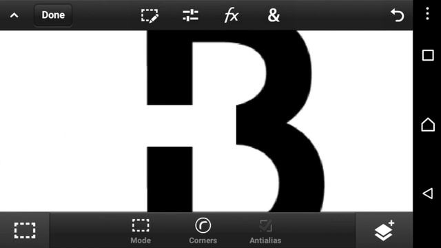 How to make letter logo B on Android | Photoshop Touch смотреть онлайн