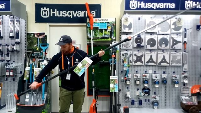 Длинный, дорогой, комфортный сучкорез - высоторез Gardena Comfort StarCut 410 Plus видео обзор смотреть онлайн