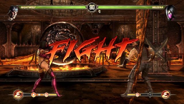 Mortal Kombat 9 - NightWolf. Arcade Walkthrough.