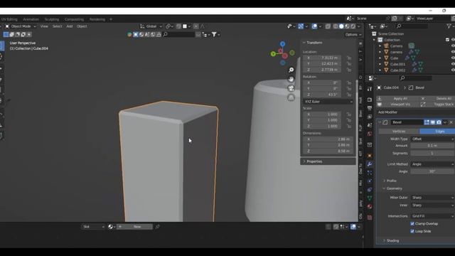 How to bevel properly in Blender смотреть онлайн