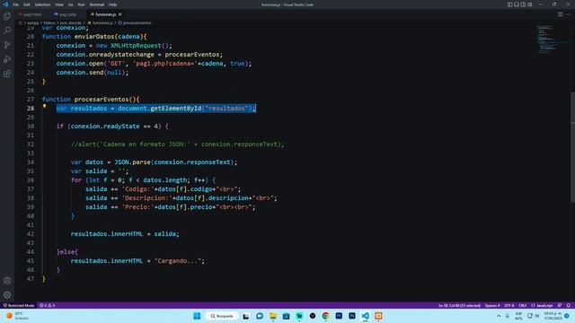 AJAX desde cero! | Convertir JSON a PHP con json_decode (JS) | Parte #52 смотреть онлайн