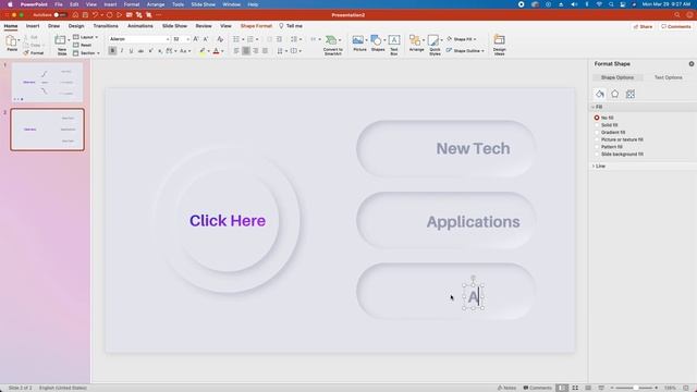 How to Create a Responsive Animated Neumorphic PowerPoint Slide: Part 1 смотреть онлайн