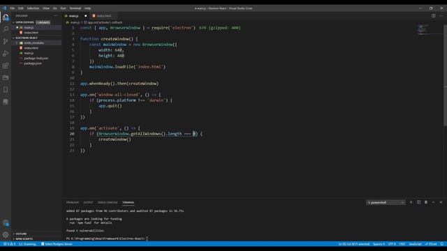 JavaScript Библиотеки #1 - Electron (Создаем свое десктопное приложение и билдим его в .exe файл) смотреть онлайн